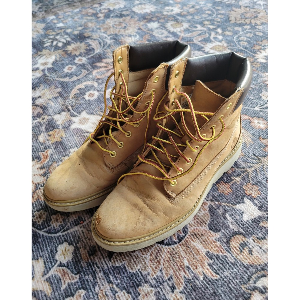 Timberland Radford 6 Inch Wheat Nubuck Leather Boots A161U Mens 7.5
